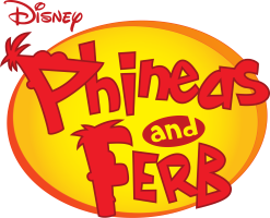 Phineas & Ferb: Quest for Cool Stuff title screen for Nintendo DS